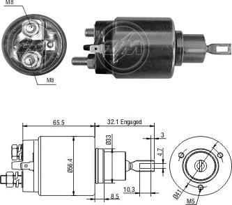 ERA ZM976 - Solenoid, electromotor aaoparts.ro
