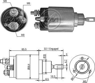 ERA ZM977 - Solenoid, electromotor aaoparts.ro