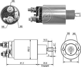 ERA ZM484 - Solenoid, electromotor aaoparts.ro