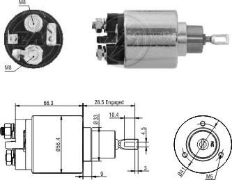 ERA ZM4773 - Solenoid, electromotor aaoparts.ro