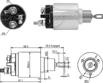 ERA ZM7773 - Solenoid, electromotor aaoparts.ro