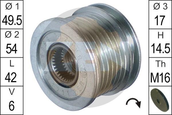 ERA ZN5565 - Fulie, alternator aaoparts.ro