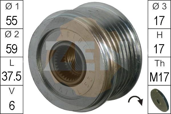 ERA ZN5511 - Fulie, alternator aaoparts.ro