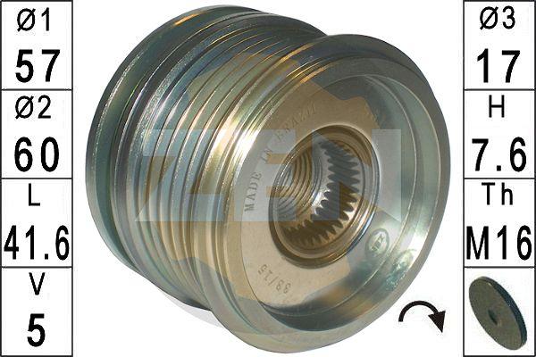 ERA ZN5611 - Fulie, alternator aaoparts.ro
