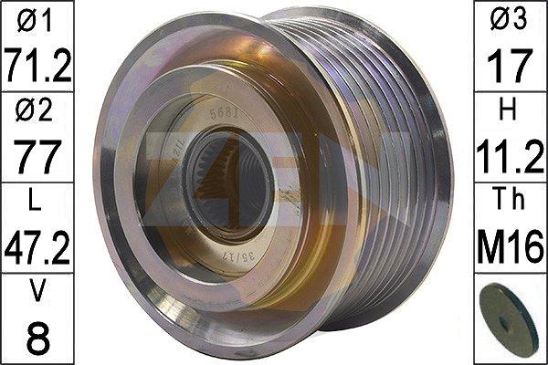 ERA ZN5681 - Fulie, alternator aaoparts.ro