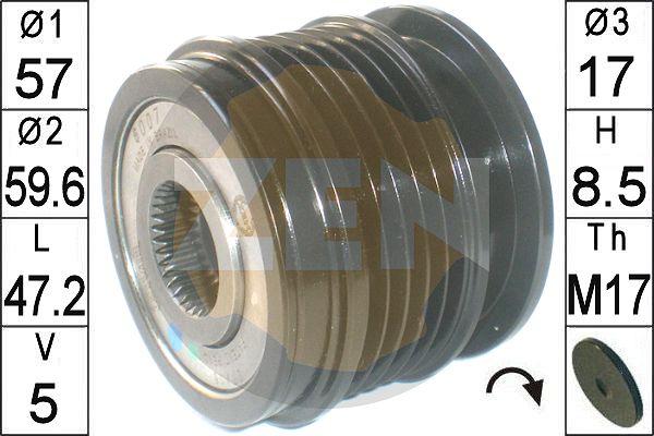 ERA ZN6007 - Fulie, alternator aaoparts.ro