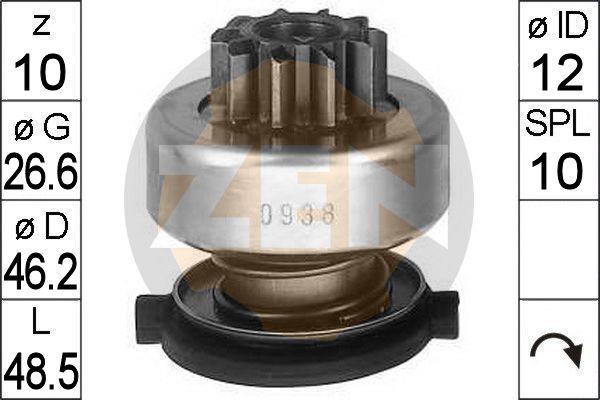 ERA ZN0938 - Pinion electromotor aaoparts.ro