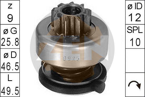 ERA ZN0925 - Pinion electromotor aaoparts.ro