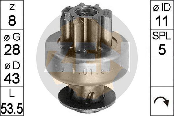 ERA ZN0808 - Pinion electromotor aaoparts.ro