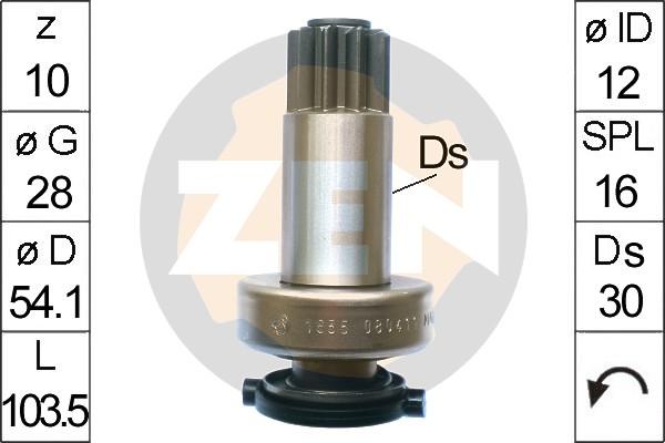 ERA ZN1655 - Pinion electromotor aaoparts.ro