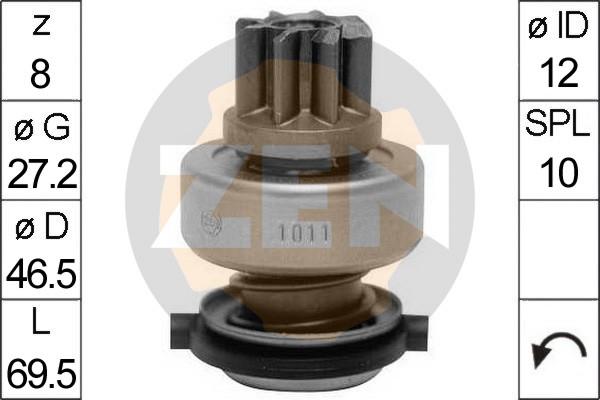 ERA ZN1011 - Pinion electromotor aaoparts.ro