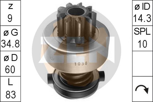 ERA ZN1038 - Pinion electromotor aaoparts.ro