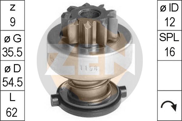 ERA ZN1158 - Pinion electromotor aaoparts.ro
