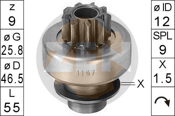 ERA ZN1187 - Pinion electromotor aaoparts.ro