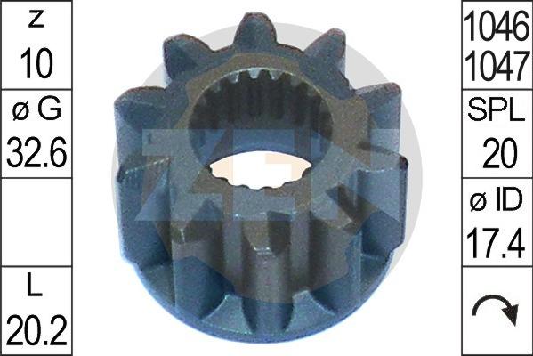 ERA ZN12812 - Pinion electromotor aaoparts.ro