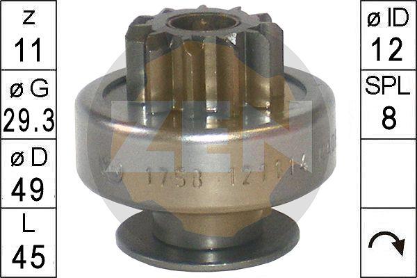 ERA ZN1758 - Pinion electromotor aaoparts.ro
