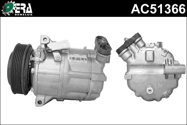 ERA Benelux AC51366 - Compresor, climatizare aaoparts.ro