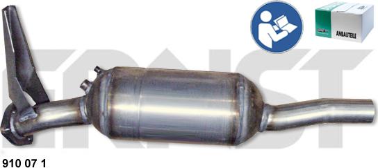 ERNST 910071 - Filtru funingine / particule, sist.de esapament aaoparts.ro