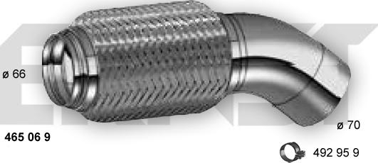 ERNST 465069 - Teava flexibila, esapament aaoparts.ro