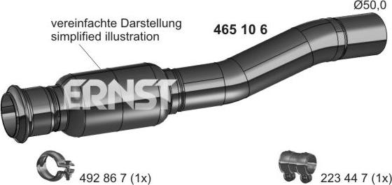 ERNST 465106 - Racord evacuare aaoparts.ro