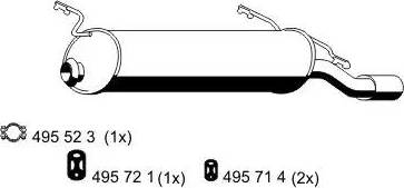 ERNST 501026 - Toba esapament finala aaoparts.ro