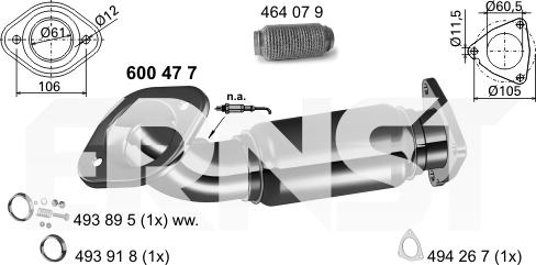 ERNST 600477 - Racord evacuare aaoparts.ro
