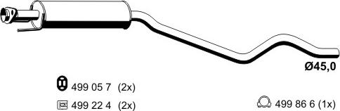 ERNST 042093 - Toba esapament primara aaoparts.ro