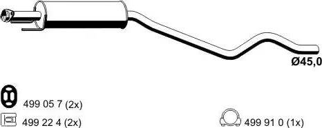 ERNST 042277 - Toba esapament primara aaoparts.ro