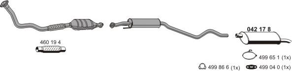 ERNST 050319 - Sistem de esapament aaoparts.ro