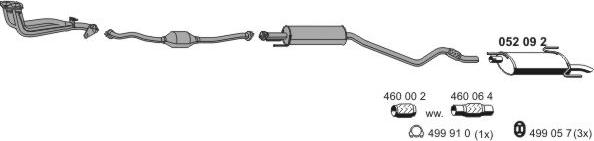 ERNST 050325 - Sistem de esapament aaoparts.ro