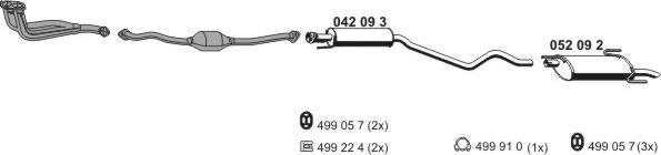 ERNST 050322 - Sistem de esapament aaoparts.ro