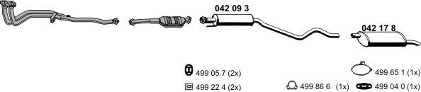 ERNST 050216 - Sistem de esapament aaoparts.ro