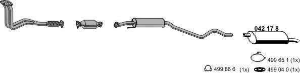 ERNST 050221 - Sistem de esapament aaoparts.ro