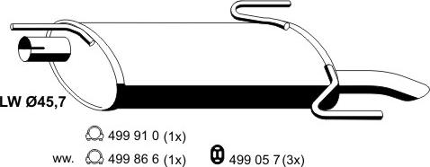 ERNST 052092 - Toba esapament finala aaoparts.ro