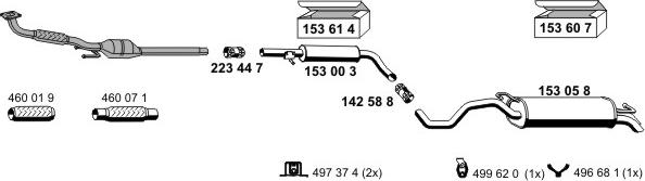 ERNST 060100 - Sistem de esapament aaoparts.ro