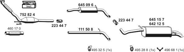 ERNST 060133 - Sistem de esapament aaoparts.ro
