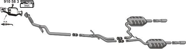 ERNST 010657 - Sistem de esapament aaoparts.ro