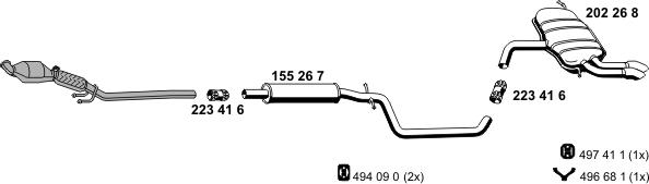 ERNST 010310 - Sistem de esapament aaoparts.ro