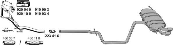 ERNST 010731 - Sistem de esapament aaoparts.ro