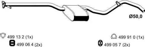 ERNST 033022 - Toba esapament primara aaoparts.ro