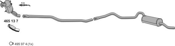 ERNST 020432 - Sistem de esapament aaoparts.ro