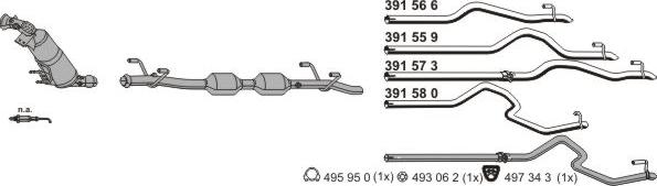 ERNST 071927 - Sistem de esapament aaoparts.ro