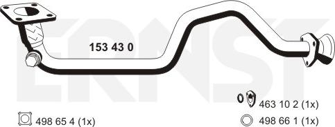 ERNST 153430 - Racord evacuare aaoparts.ro
