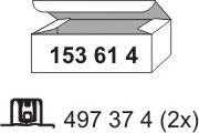 ERNST 153614 - Set montare, toba esapament aaoparts.ro