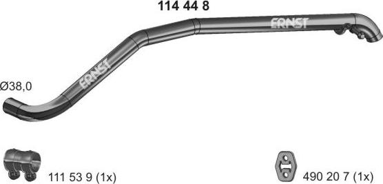 ERNST 114448 - Racord evacuare aaoparts.ro