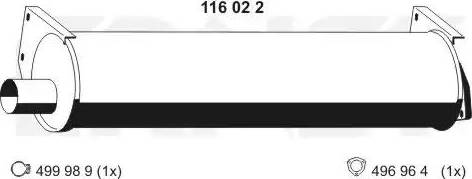 ERNST 116022 - Toba esapament finala aaoparts.ro