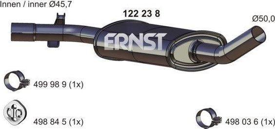 ERNST 122238 - Toba esapamet intermediara aaoparts.ro
