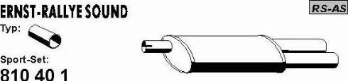 ERNST 810401 - Amortizor zgomot sport aaoparts.ro