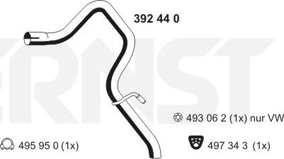 ERNST 392440 - Racord evacuare aaoparts.ro