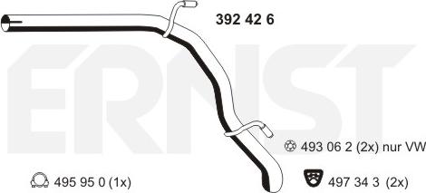 ERNST 392426 - Racord evacuare aaoparts.ro
